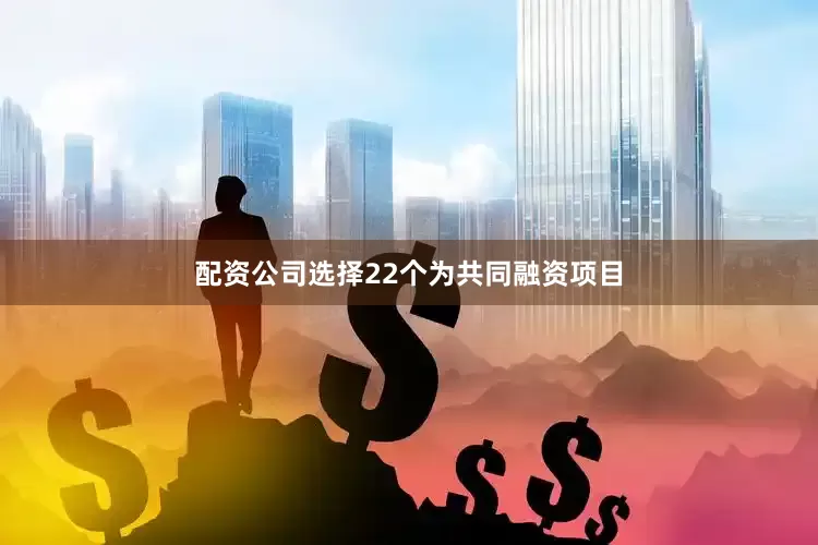 配资公司选择22个为共同融资项目